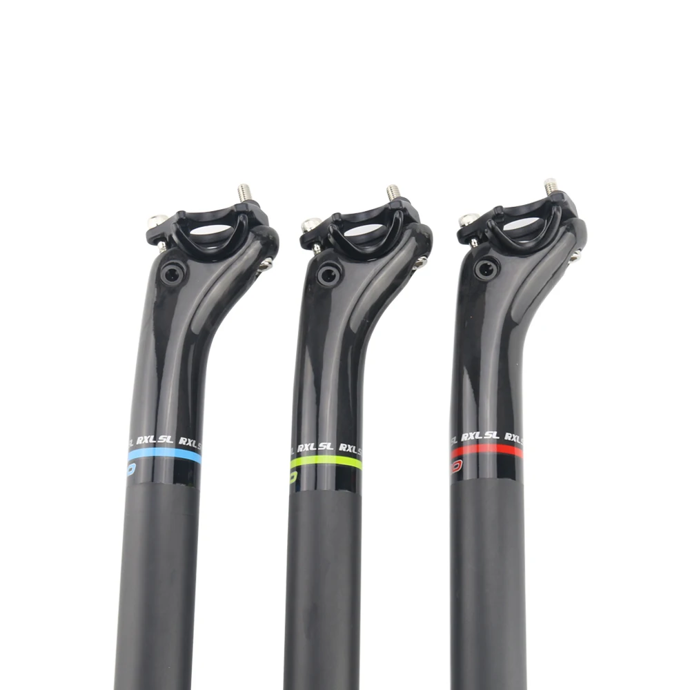 RXL SL UD Bicycle Seat Post Carbon Seatpost 25.427.230.831.6mm Seat Post Ultralight 350400mm Mtb Carbon Seatposts (6)