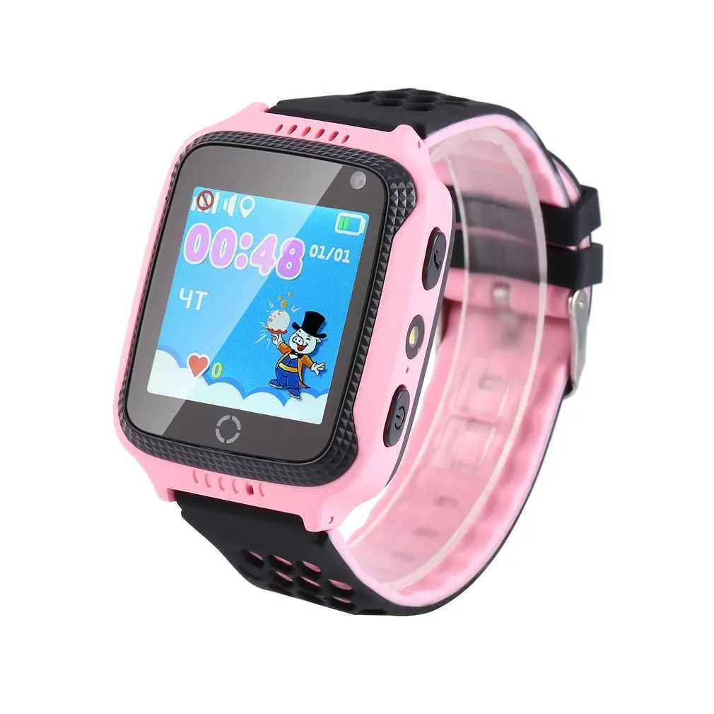 

Q528 Y21 Kid Children's GPS Smart Watch With Flashlight Baby Watch SOS Call Location Device Tracker Safe Baby Wrist Watch