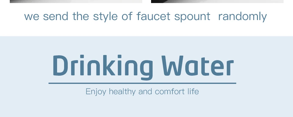 Frap New Black Kitchen Faucet Seven Letter Design 360 Degree Rotation with Water Purification Features Double Handle F4352-7