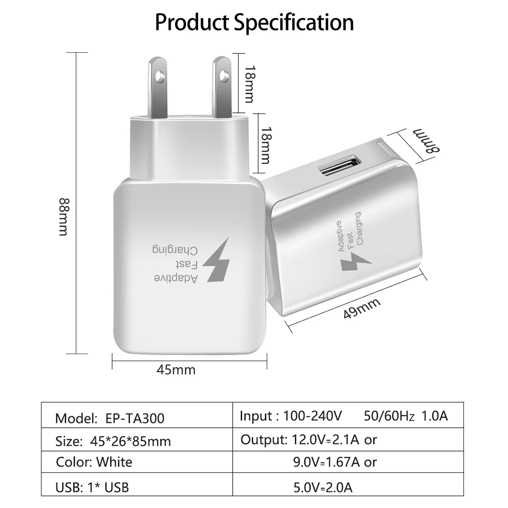 شاحن يو اس بي سريع سريعة تهمة QC 2.0 الاتحاد الأوروبي/الولايات المتحدة محول القابس المحمولة الحائط الهاتف المحمول شاحن آيفون xiomi ل huawei تهمة شاحن يو اس بي سريع سريعة تهمة QC 2.0 الاتحاد الأوروبي/الولايات المتحدة محول القابس المحمولة الحائط الهاتف المحمول شاحن آيفون xiomi ل huawei تهمة