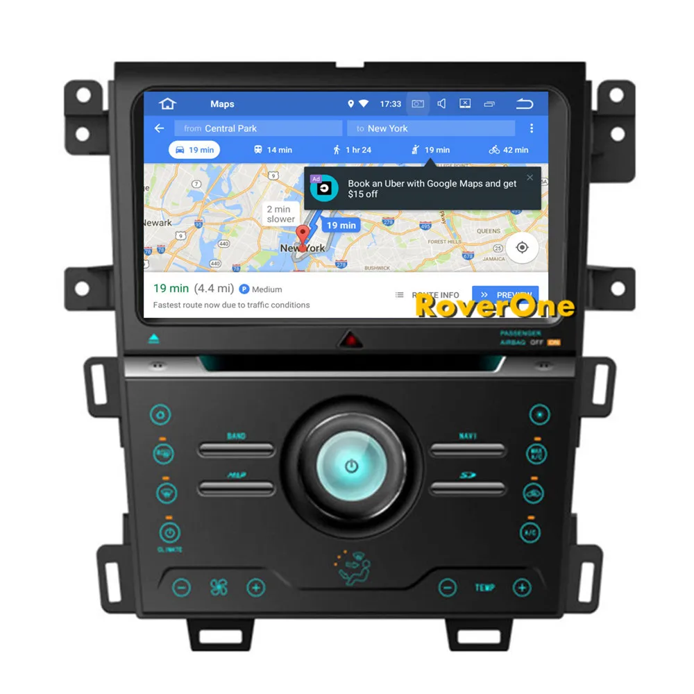 RoverOne S200 Android 8,0 автомобильный мультимедийный плеер для Ford Edge 2013+ Авторадио DVD Радио Стерео gps навигация Sat Bluetooth навигация