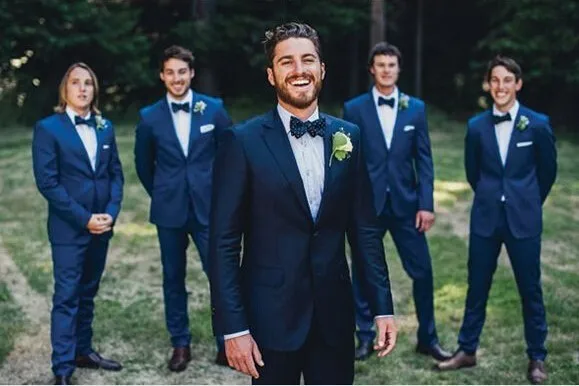 Men Suits For Wedding Navy Blue Suit M 0705 Fashion Design 853