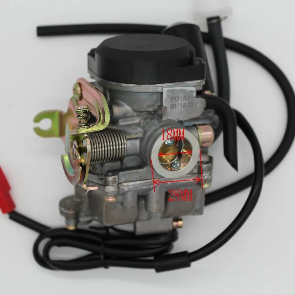 DXUFIT 4 STROKE 18mm Carburetor for Scooter Carb GY6 50cc-80cc Chinese 139QMB Moped Motocross Trimmer Pocket Bike Carburetor