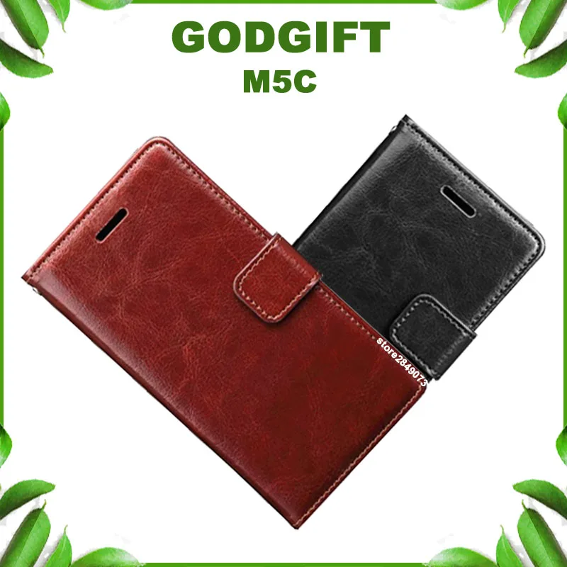 Чехол godgift для meizu M5C персональный чехол серии Crazy horse M 5 C из искусственной кожи M5