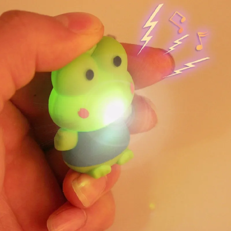 high quality green frog prince font b LED b font luminous key mobile phone pendant font