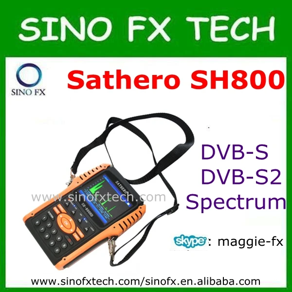 Sathero sh-800HD DVB-S2 Цифровой спутниковый Finder метр HD выход с спектральным анализатором Sathero SH 800HD