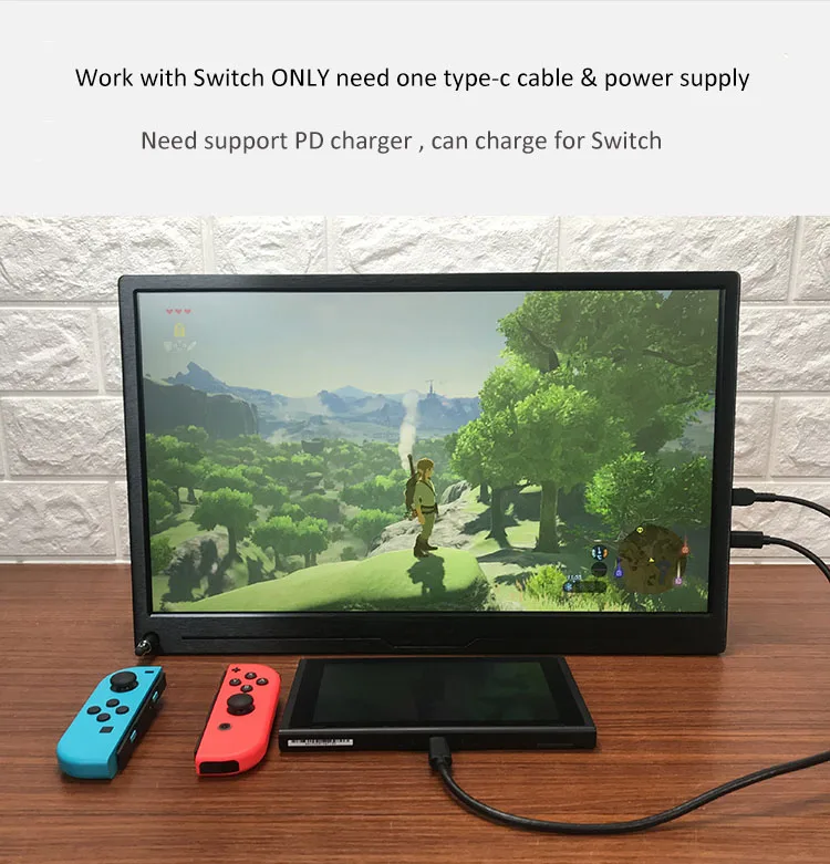 17 3 &quotIPS 4K Портативный HDR игровой монитор для коммутатора PS4 Pro Xbox 60 Гц HDMI