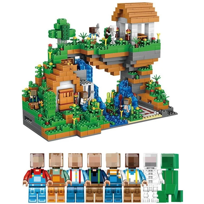 

957Pcs My World Ancient Castle Adventure Mini Figures Building Blocks Bricks Educational Toy Compatible Legoings Minecraftd City