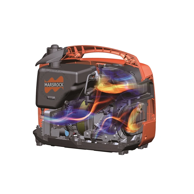 1KW 52cc 3.8L 120V or 230V Portable inverter gas generator overload and low oil alarm Steady output & Low Noise & Light weight 1KW 52cc 3.8L 120V or 230V Portable inverter gas generator overload and low oil alarm Steady output & Low Noise & Light weight
