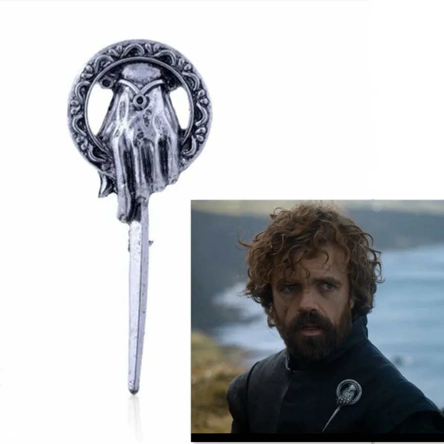 

Game Of Thrones Season 8 Hand of the King Pin Brooch Lapel Replica Costume Alloy Jewelry Cosplay Metal Badge Brooch Pin