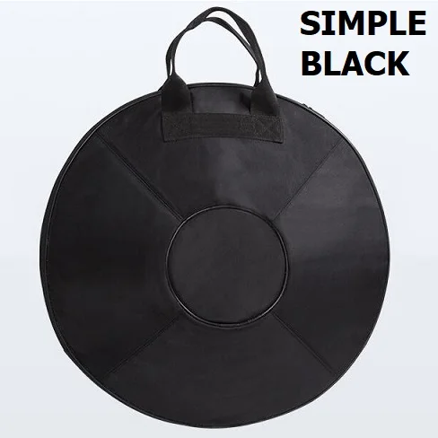 Защитный чехол для барабана HandPan, черный Диаметр 60 см, уплотненный чехол на плечо - Цвет: Simple Black Bag