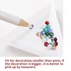 1PCS Rhinestone Picker Dotting Pencil For Picking Up Stones Self Adhesive Gel Gem Picker Nail Art Decoration Tools Pickup Pens 5