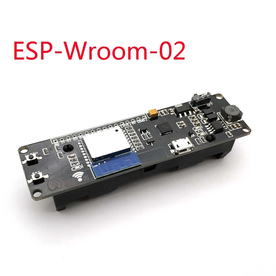 WeMos D1 ESP Wroom 02 ESP8266 Nodemcu WiFi модуль с зарядкой аккумулятора 18650|module wifi|module esp8266module battery |