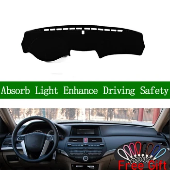 

For Honda Accord 2008 2009 2010-2013 Dashboard Cover Sun Shade Non-slip Dash Mat Pad Carpet Car Stickers Interior Accessories