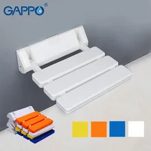 GAPPO табурет для ванной комнаты Cadeira алюминиевый сплав Настенный Складной стул для душа для пожилых людей сиденье для унитаза для душа для инвалидов стул для ожидания