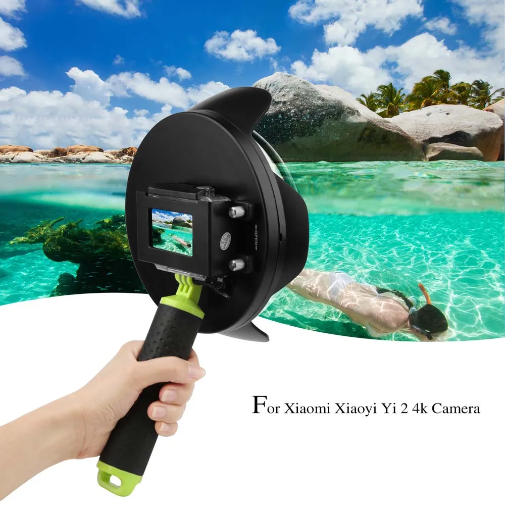 

Portable Diving Dome Port 6 inch Waterproof Underwater Photography Dome for Xiaomi Yi 4K Accessories