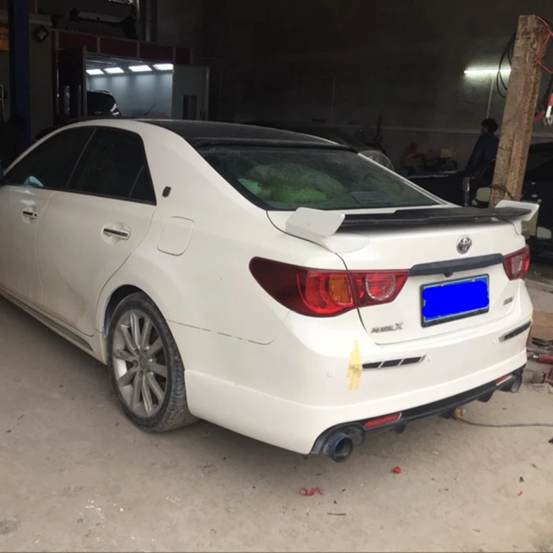 Пластиковый Неокрашенный праймер заднего крыла для Toyota Mark X 2010 2016 Reiz FRP|spoiler for