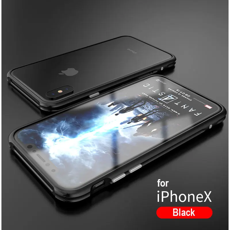 CHEZVOUS чехол для iphone 7 7 plus металлический бампер оксид Материал Мода 360 чехол для iphone 8, 8 plus X бампер чехол Горячая Распродажа