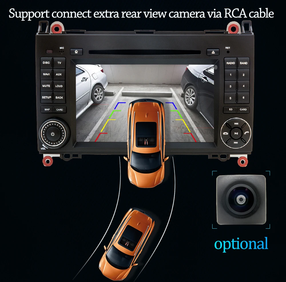 Top Owtosin Car Radio Multimedia Video Player Navigation GPS Android 9.0 For Mercedes Benz A-Class W169 B-Class W245 Sprinter Viano 9