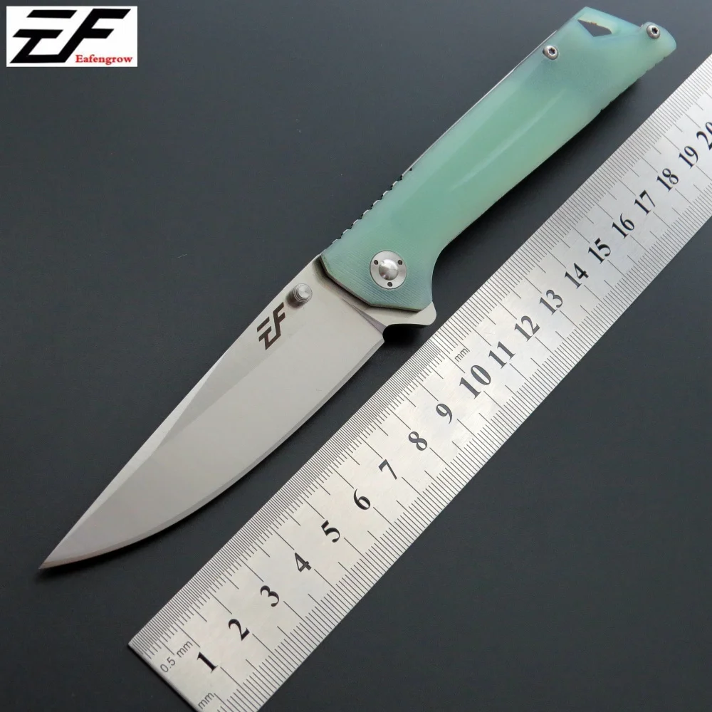 Eafengrow EF35 EDC tool pocket folding knife D2 blade ball bearing