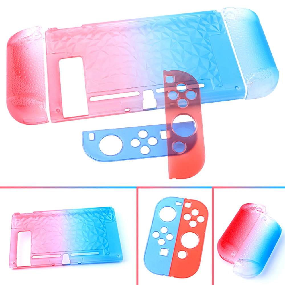 Прозрачный чехол Dockable Crystal ABS для Nintendo Switch NS NX жесткий прозрачный с градиентными