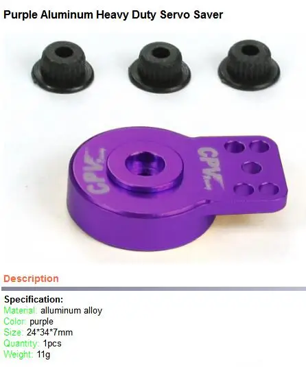 

Aluminum Heavy Duty Servo Saver for RC model Buggy Car Truck JR Futaba Hitec Servos