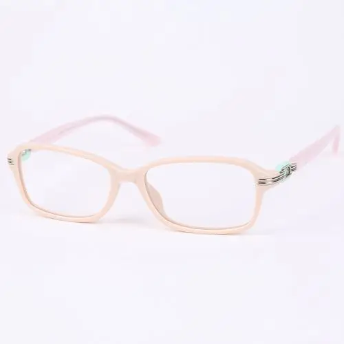 Модная оправа для очков, ацетатная оправа для очков, оправа для очков для женщин, прозрачные очки, оптическая оправа для пресбиопии 4112 - Цвет оправы: white pink