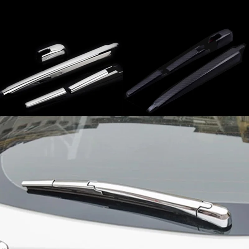 

4pcs/set For MAZDA CX5 CX-5 2017 2018 ABS Chrome/carbon fiber Plated Rear Wiper Cover Tail Car Styling Auto Window Decoration
