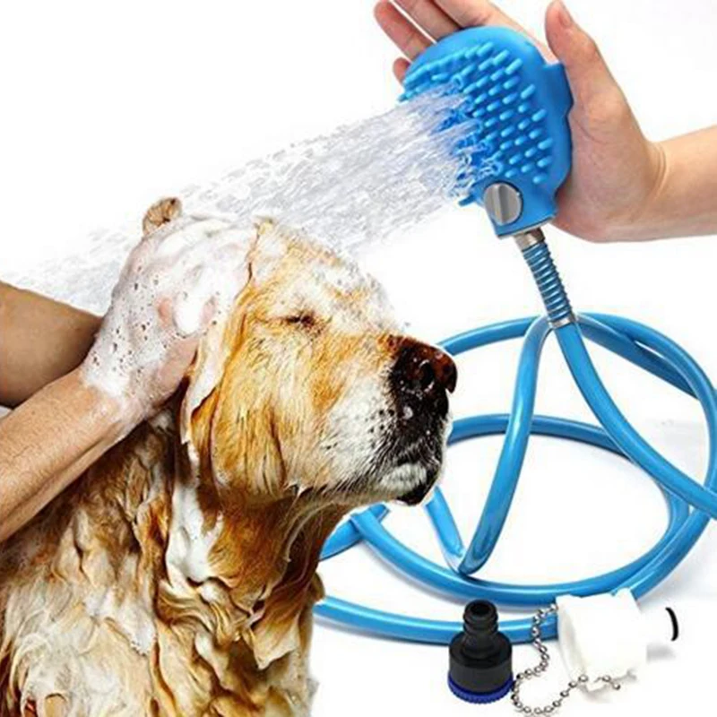 SAFEBET Silicone Pet Shower Pets Massage Grooming Comb Dog Bath