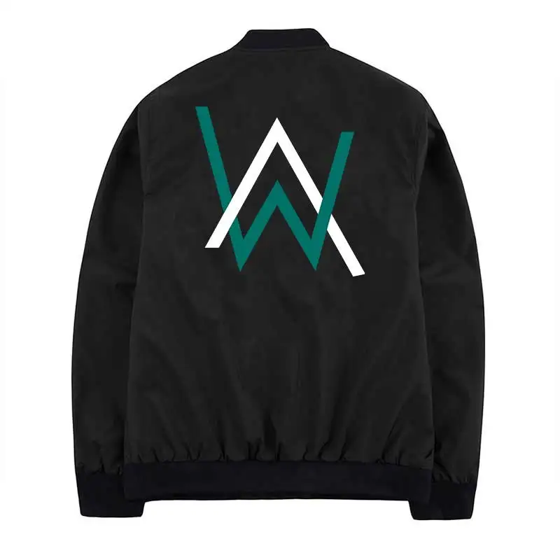 

Alan Walker mens jackets and coats hip hop DJ windbreaker streetwear jackets wholesale men clothing fashion collar jackets homme