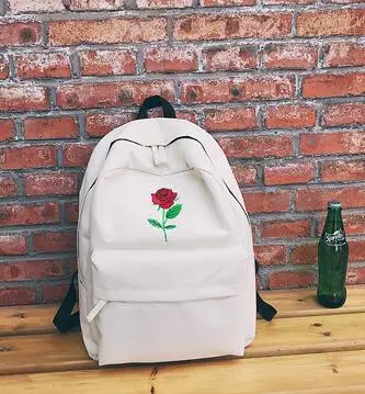 Женский холщовый рюкзак с вышивкой 30 шт./лот | Багаж и сумки