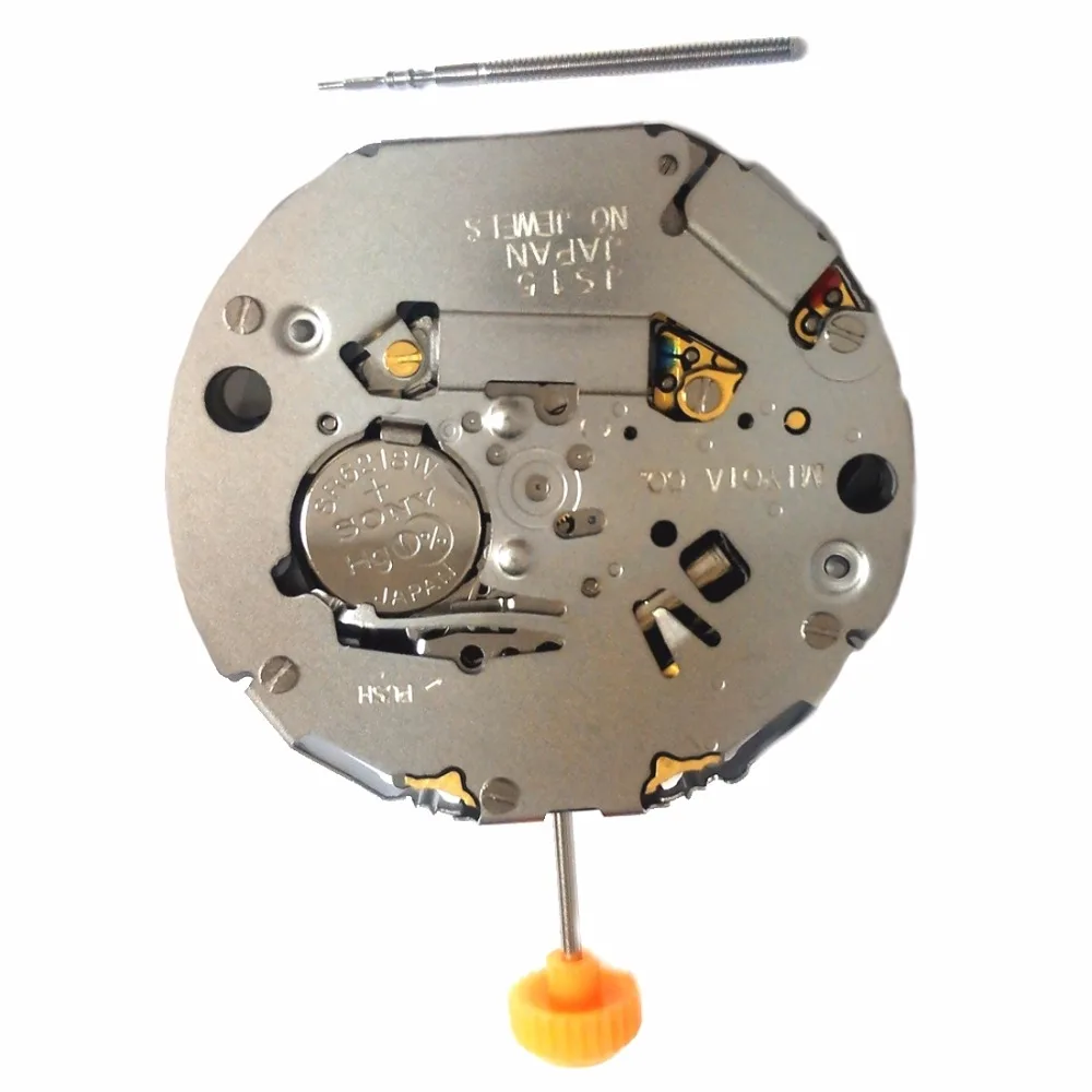 Miyota JS15 Stop Watch Date Quartz Movement Japan Made New in