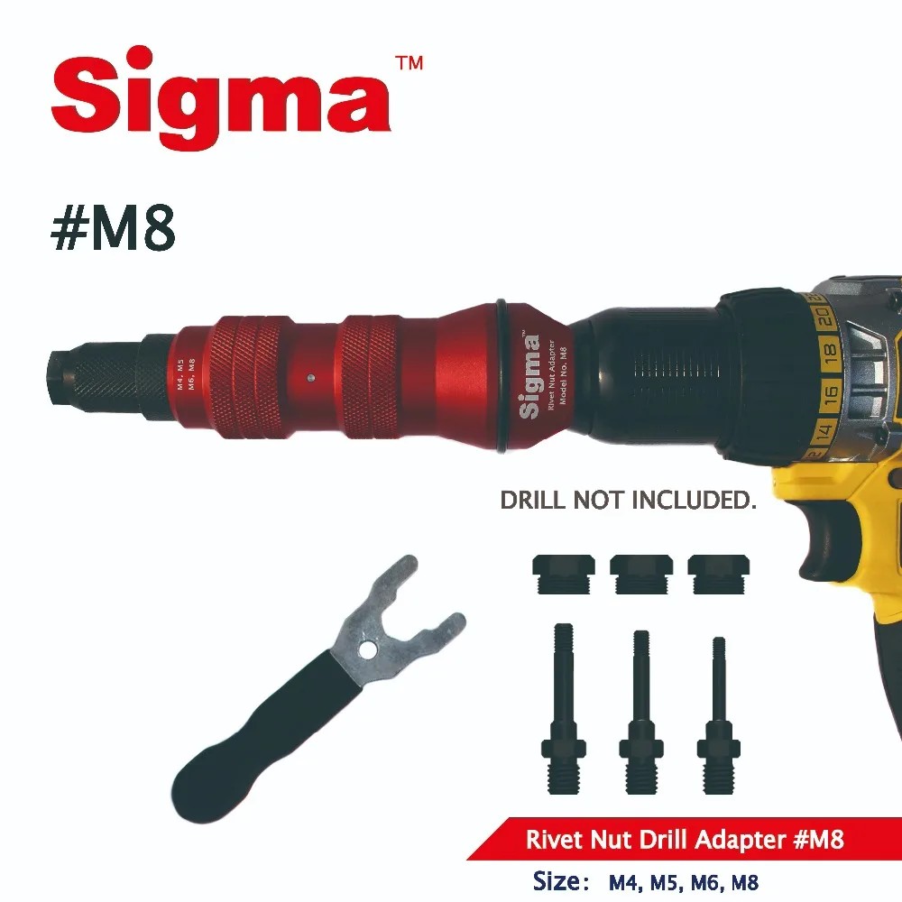 rivet nut adapter M8 -01