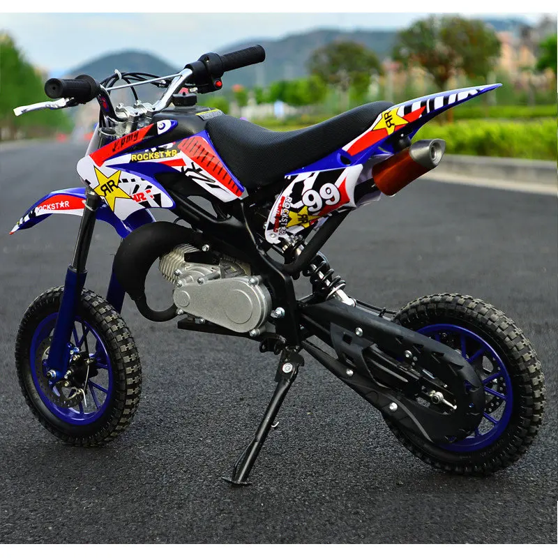 

Two-wheeled small off-road mountain mini motorcycle scooter children gasoline go kart adult light sports car 49cc ATV