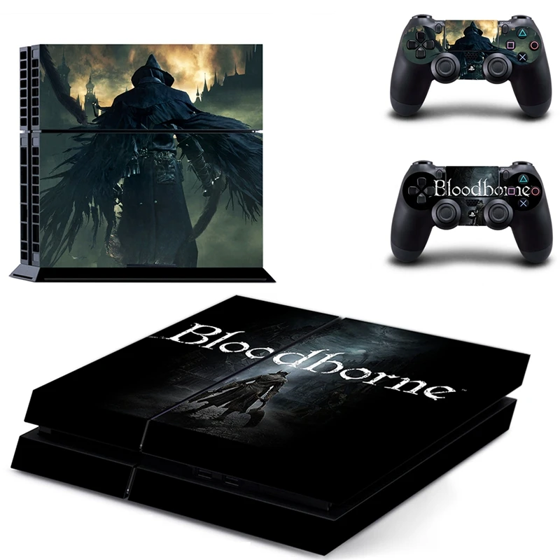 Виниловые наклейки Bloodborne The Old охотники Edition чехол для игры PS4 кожи для PS4 playstation 4 и 2 контроллера