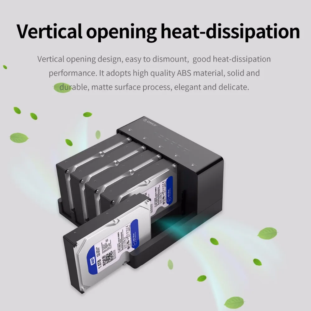 Корпус для жесткого диска ORICO 2 5/3 5 дюйма SATA с адаптером питания 12 В|Корпус диска| |