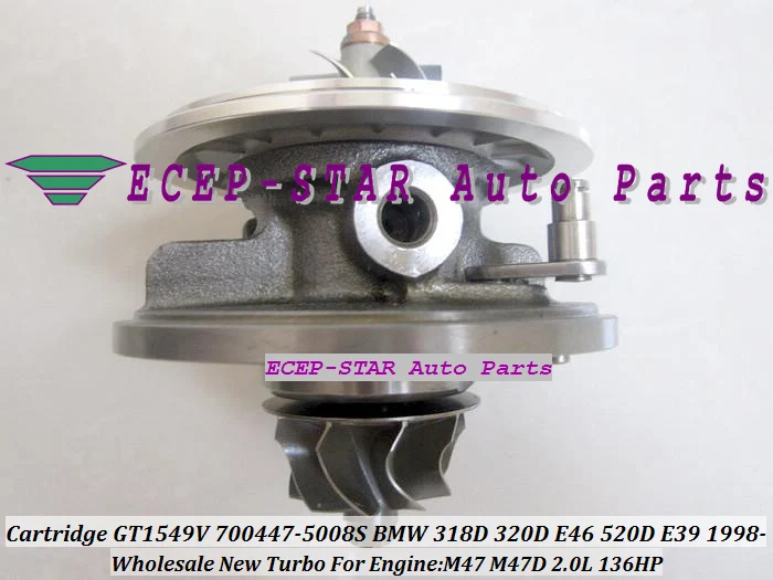 Турбокомпрессор для BMW Для 320D 520D E46 E36 E39 M47 M47D 2.0L 700447 S 5007 GT1549V 5008|cartridge cigarette|cartridge
