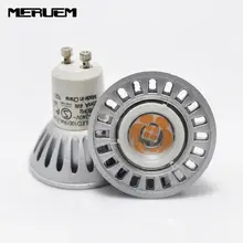 Светодиодный прожектор оптом 4 Вт GU10 лампы Спот/источник света 220 В огни теплый белый Марка привело чип