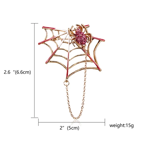 RINHOO модные броши пауки с желтой Пчелой для Мужчин, Ювелирные изделия с героями мультфильмов, модные женские броши для мужчин - Окраска металла: Spider