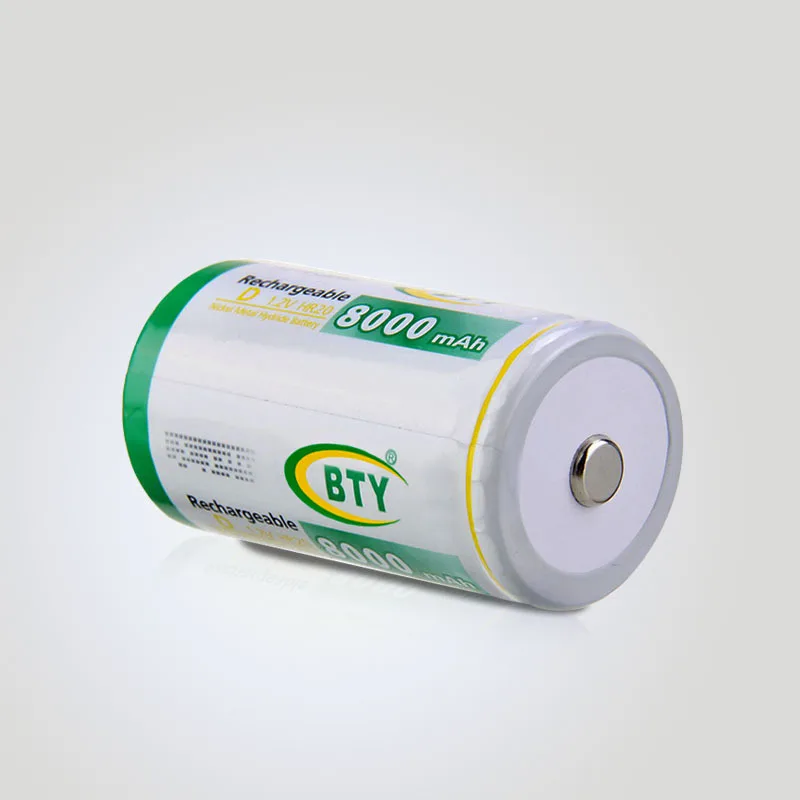 BTY 8000 мАч NIMH размер D аккумуляторная батарея HR20 батареи 1 2 в Ni MH HR 20 Тип D|rechargeable battery|