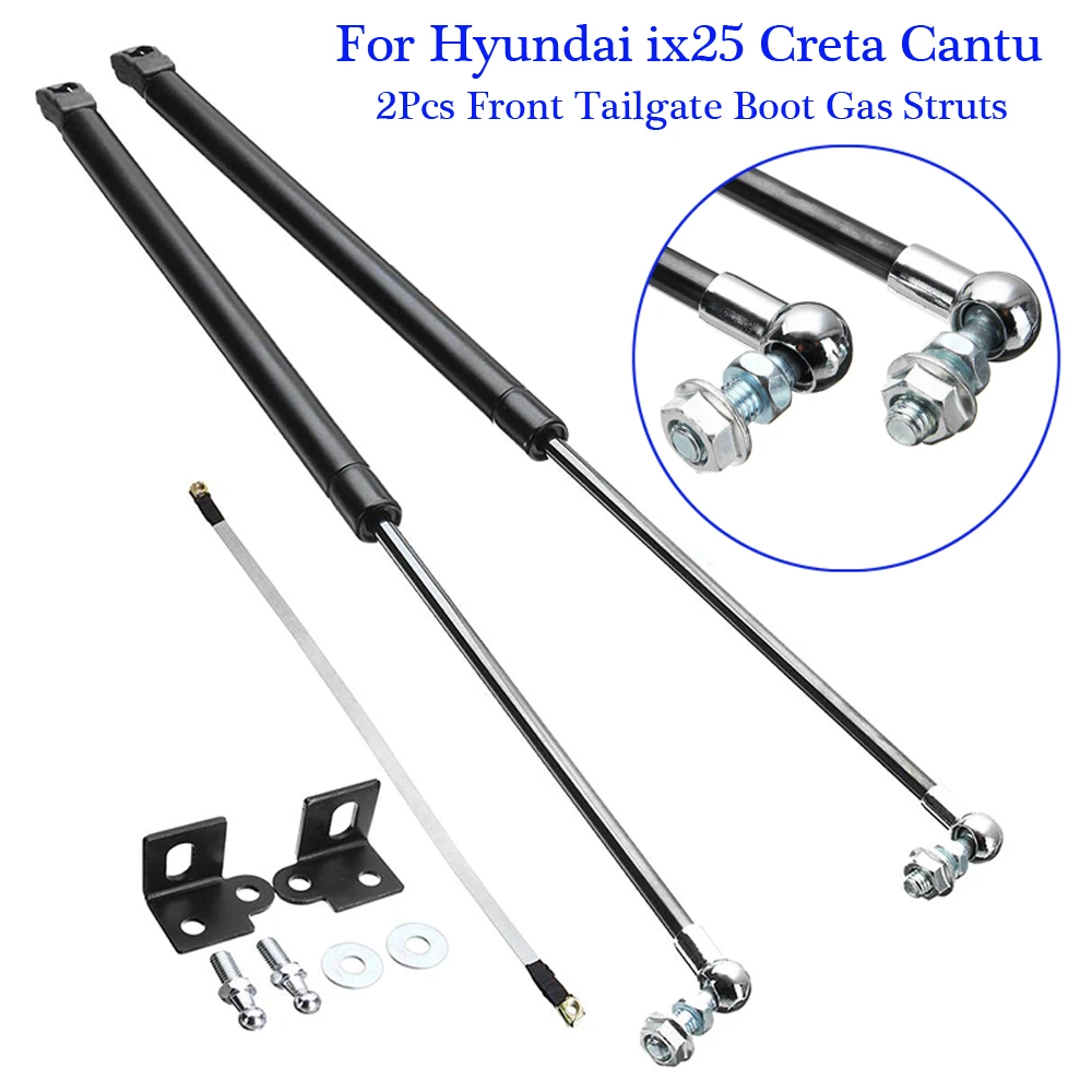 

Front Tuning Gas Lifters Supports Dampers Hood Strut Vehicle Hold 520mm Spring For Hyundai IX25 Shock absorber