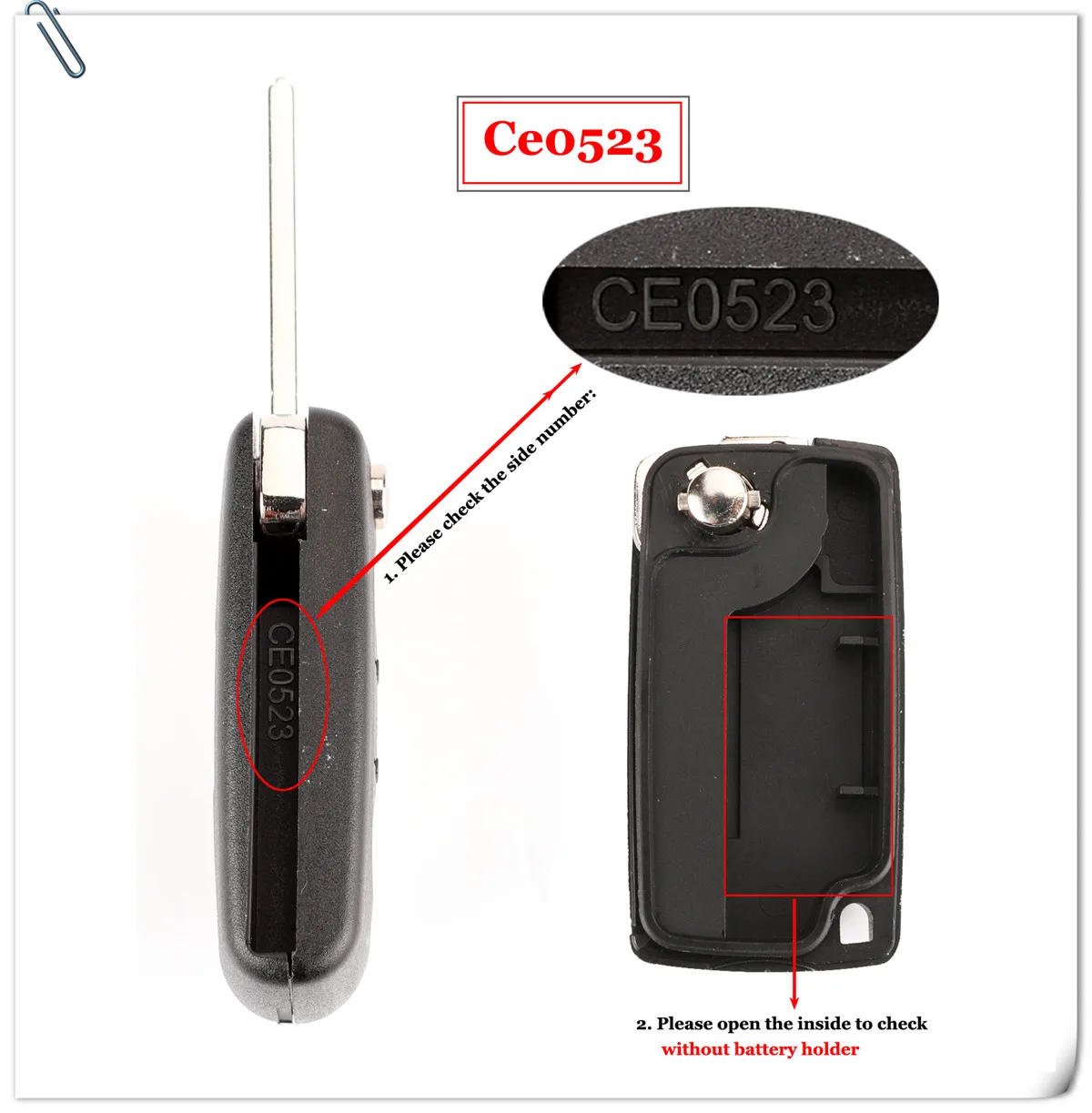 Keyforkess 433Mhz ID46 ASK FSK chiave auto per peugeot 207 307 407 208 308 408 607 Partner Remote Key 3 pulsanti CE0523 Ce0536 -