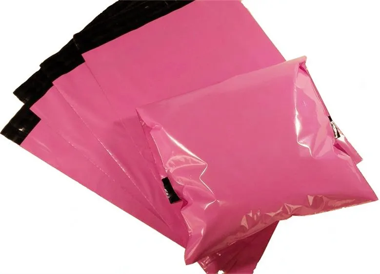 23-35cm100PCS-Pink-Color-Envelope-mailing-bag-Courier-Mailer-Express-Bag
