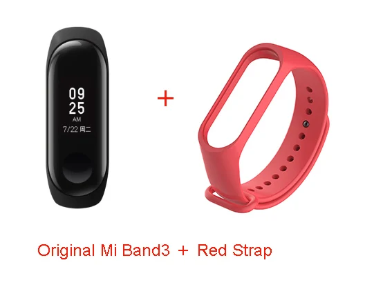 Xiaomi Mi Band 3 глобальная Версия смарт-Браслет фитнес-браслет часы группа 3 большой сенсорный экран частота сердечных сокращений сообщения Smartband - Цвет: global version