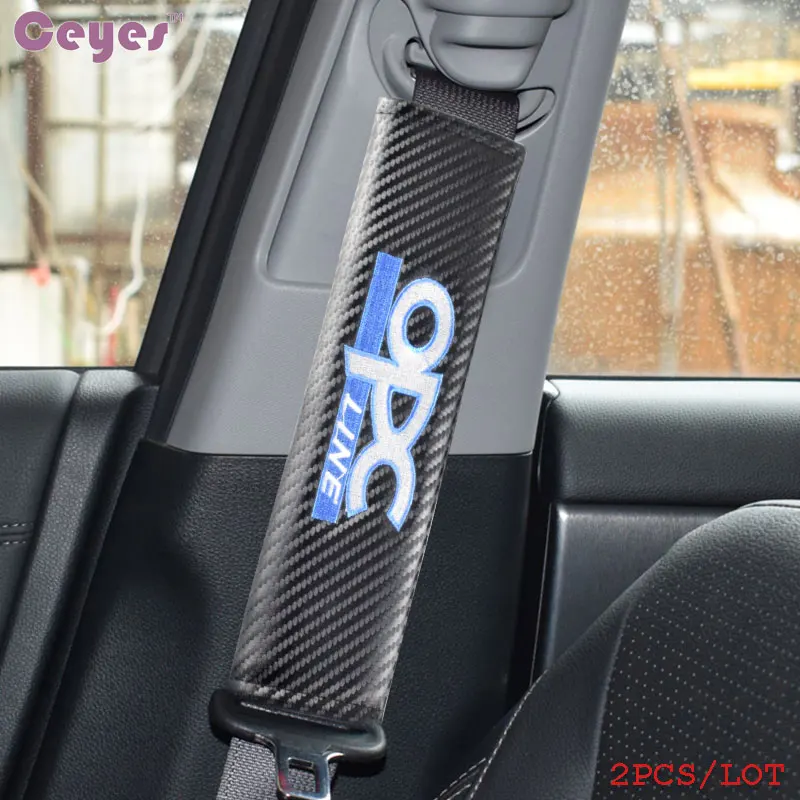 

Auto Car-Styling Car Logo Emblems Pad Case For Opel OPC Astra G H J Corsa D Insignia Mokka Zafira B Seat Belt Cover Car Styling
