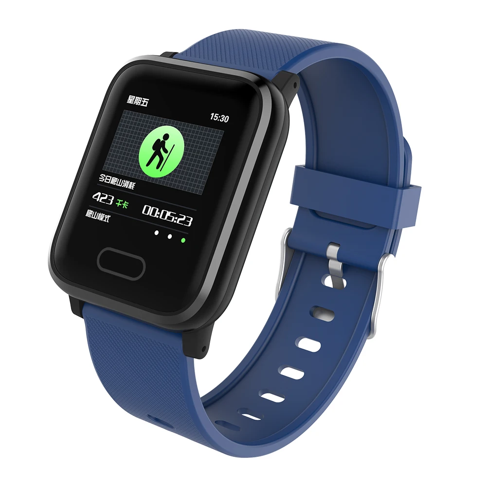 Bluetooth Смарт-браслет, трекер сердечного ритма, фитнес-трекер HI16, смарт-браслет, водонепроницаемый смарт-браслет, умные часы для мужчин
