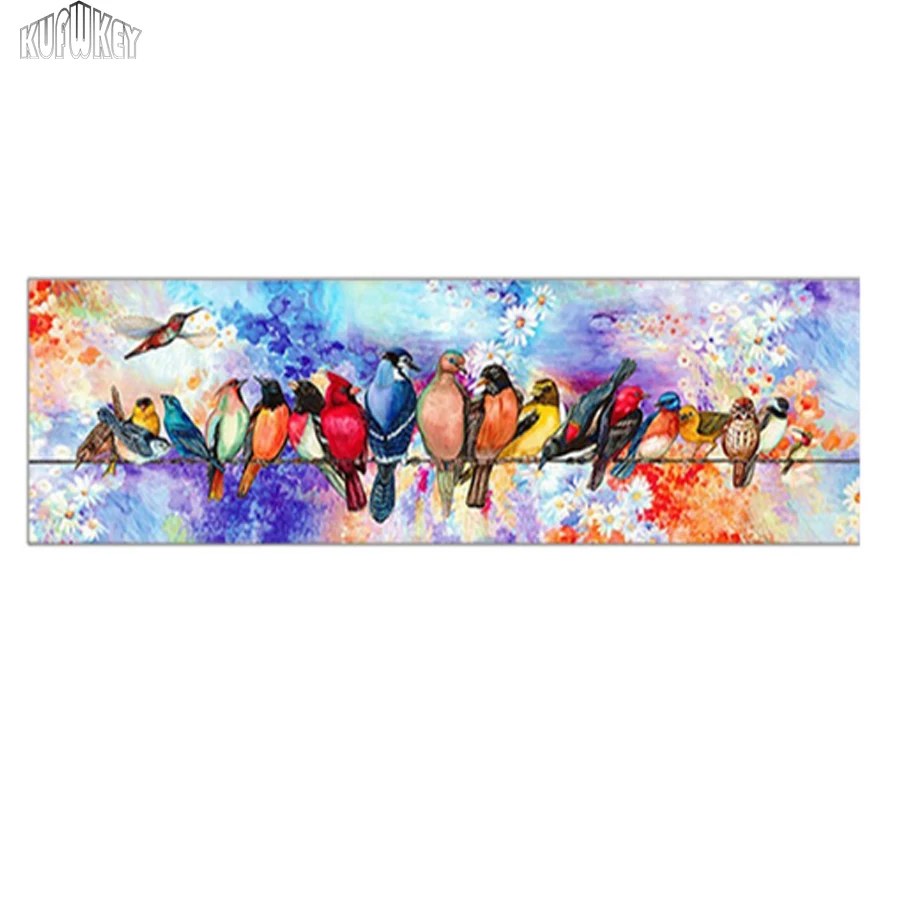 

Full Square Drill 5D DIY Diamond Painting"cartoon Birds"3D Embroidery set Cross Stitch Mosaic Decor gift,Diamond mosaic painting
