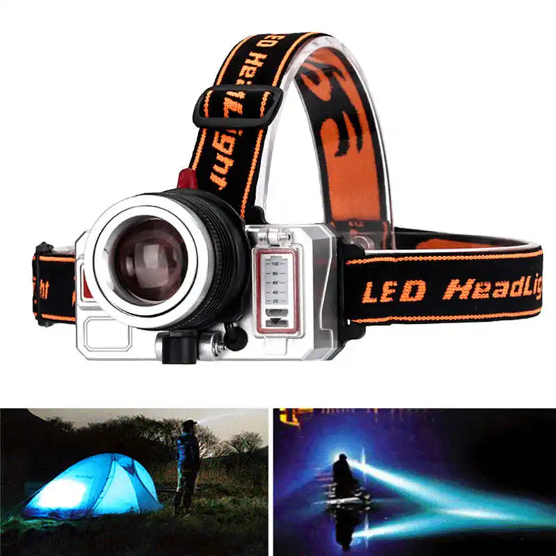 powerful led flashlight Waterproof T6 LED 2200Lm Zoomable Bicycle Headlamp High Power Headlight lanterna led bike #4S18 (6)