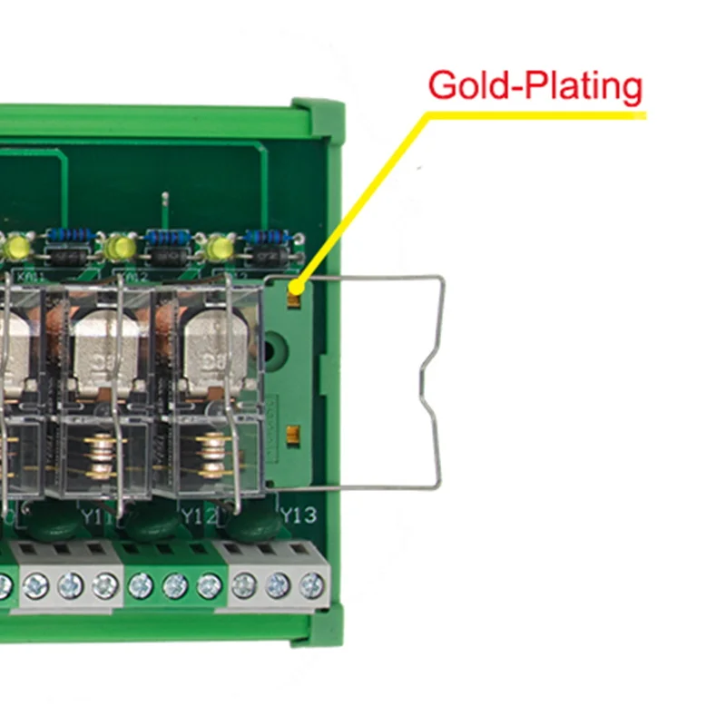 14 канальный 1 SPDT DIN рейка OMRON G2R 12 В модуль реле интерфейса DC/AC|omron g2r|interface relaydin mounting