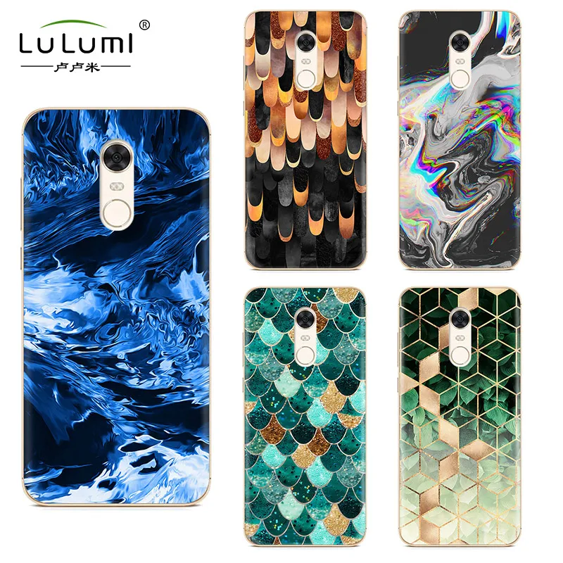 

Case for Xiaomi Redmi 5 Plus Note 4X 5 Pro mi 5X 6X A1 A2 phone case Exquisite Abstract TPU Soft Silicone Back Cover